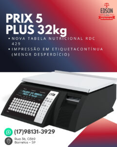 Venda de Balança Prix 5 Plus 32kg em Barretos